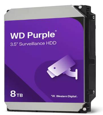 Disco Duro Western Digital PURPLE WD85PURZ 8TB - Disco Duro Western Digital PURPLE WD85PURZ 8TB -